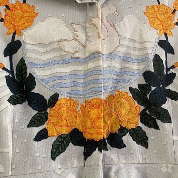 ANTHROPOLOGIE Sahil Kochhar Kashti Embroidered Top - Picture 7 of 8